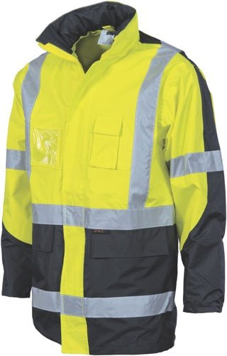 HiVis 2 Tone Cross Back D/N ‚Äö√Ñ√∫2 in 1‚Äö√Ñ√π Contrast Rain Jacket