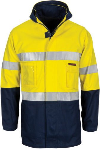 HiVis "4 IN 1" Cotton Drill Jacket with Generic R/Tape