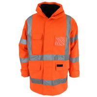 HiVis "6 in 1" Breathable rain jacket Biomotion - kustomteamwear.com