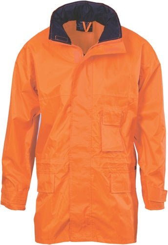 HiVis Breathable Rain Jacket - kustomteamwear.com