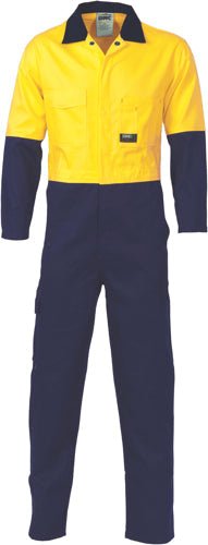 HiVis Cool-Breeze 2-Tone LightWeight Cotton Coverall