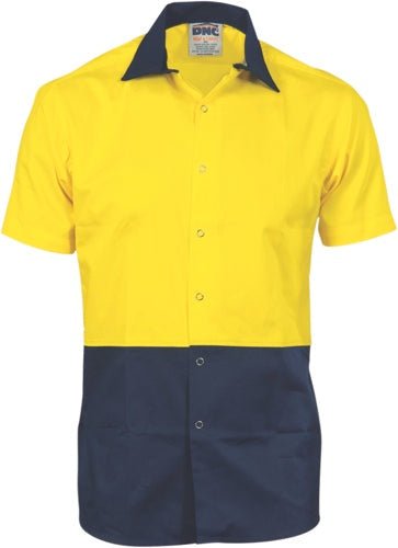 HiVis Cool Breeze Food Industry Cotton Shirt - Short Sleeve