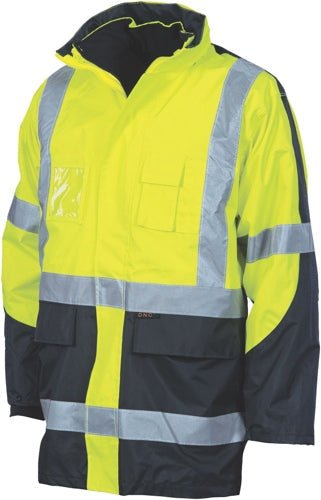 HiVis Cross Back 2 Tone D/N 6 in 1 Contrast Jacket (Outer Jacket and Inner Vest can be sold separately