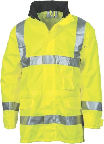 HiVis D/N Breath abl e Rain Jacket with 3M R/Tape