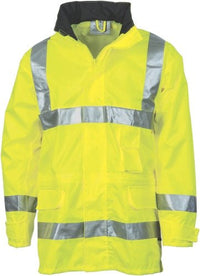 HiVis D/N Breath abl e Rain Jacket with 3M R/Tape