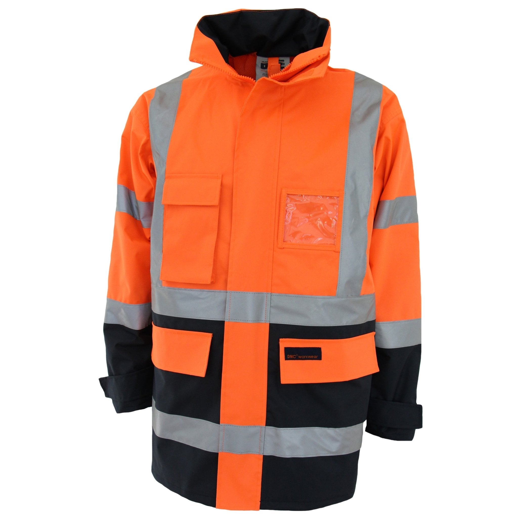 HiVis "H" pattern 2T Biomotion tape jacket - kustomteamwear.com