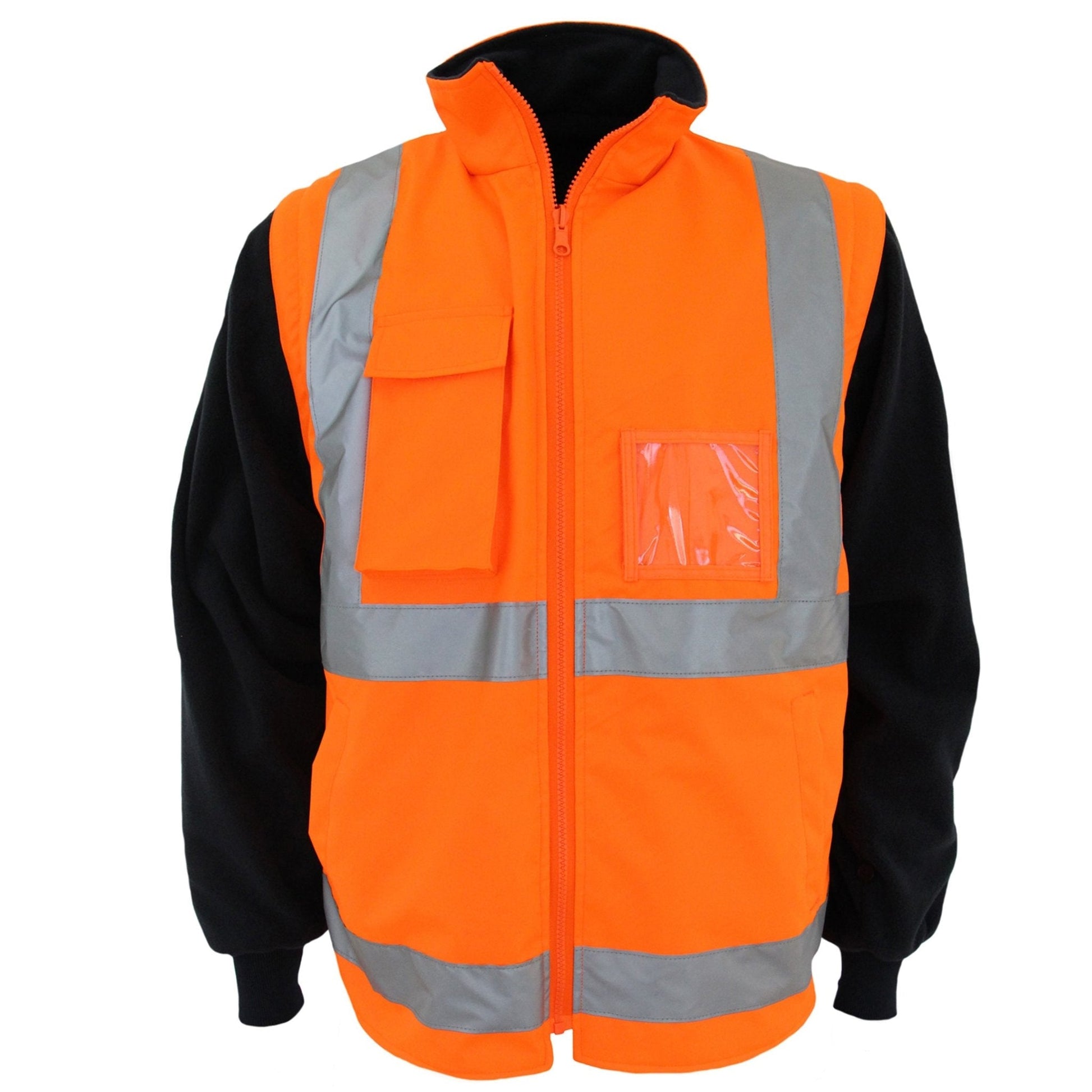 HiVis "H" pattern D/N R/Vest - kustomteamwear.com