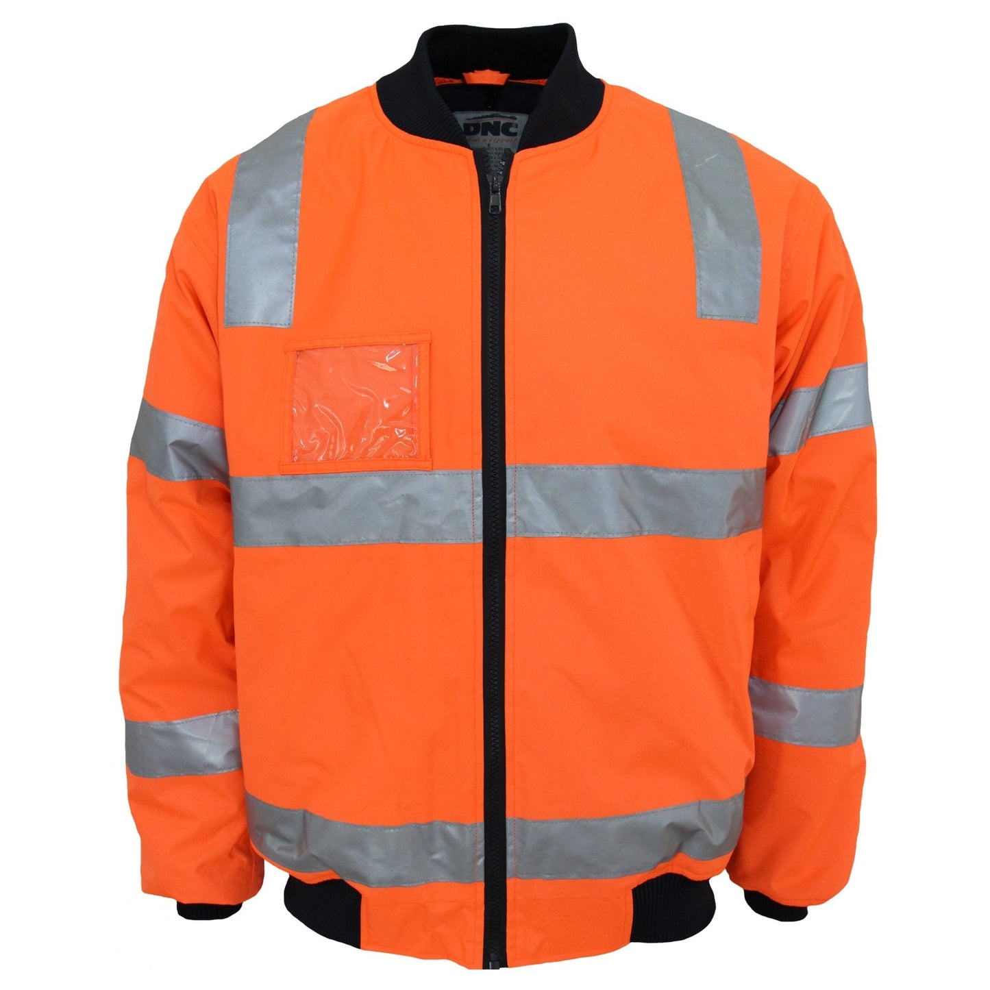 HiVis "Hoop" pattern flying jacket Biomotion tape - kustomteamwear.com