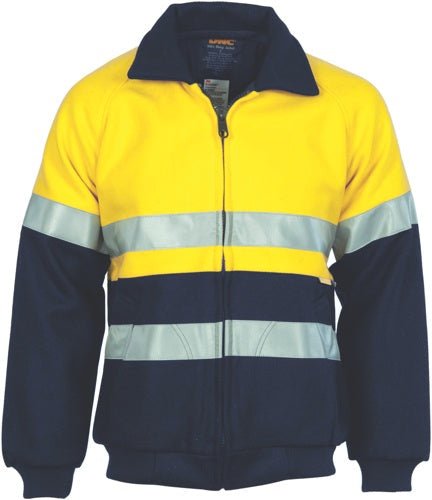 HiVis Two Tone Bluey Bomb er Jacket with CSR R/Tape