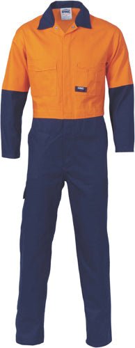 HiVis Two Tone Cott on Coverall - kustomteamwear.com