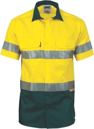 HiVis Two Tone Drill Shirt with 3M 8906 R/Tape - short sleeve
