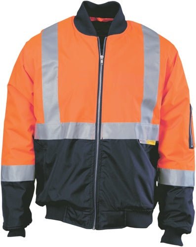 HiVis Two Tone Flying Jacket with 3M R/Tape - kustomteamwear.com