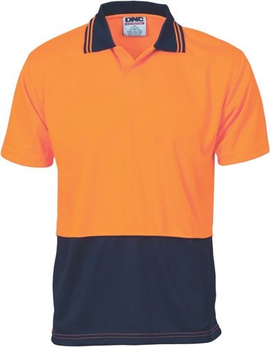 HiVis Two Tone Food Industry Polo - Short Sleeve - kustomteamwear.com