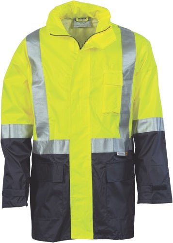 HiVis Two Tone Light weight Rain Jacket with 3M R/Tape