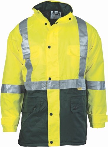HiVis Two Tone Quilted Jacket with 3M R/Tape