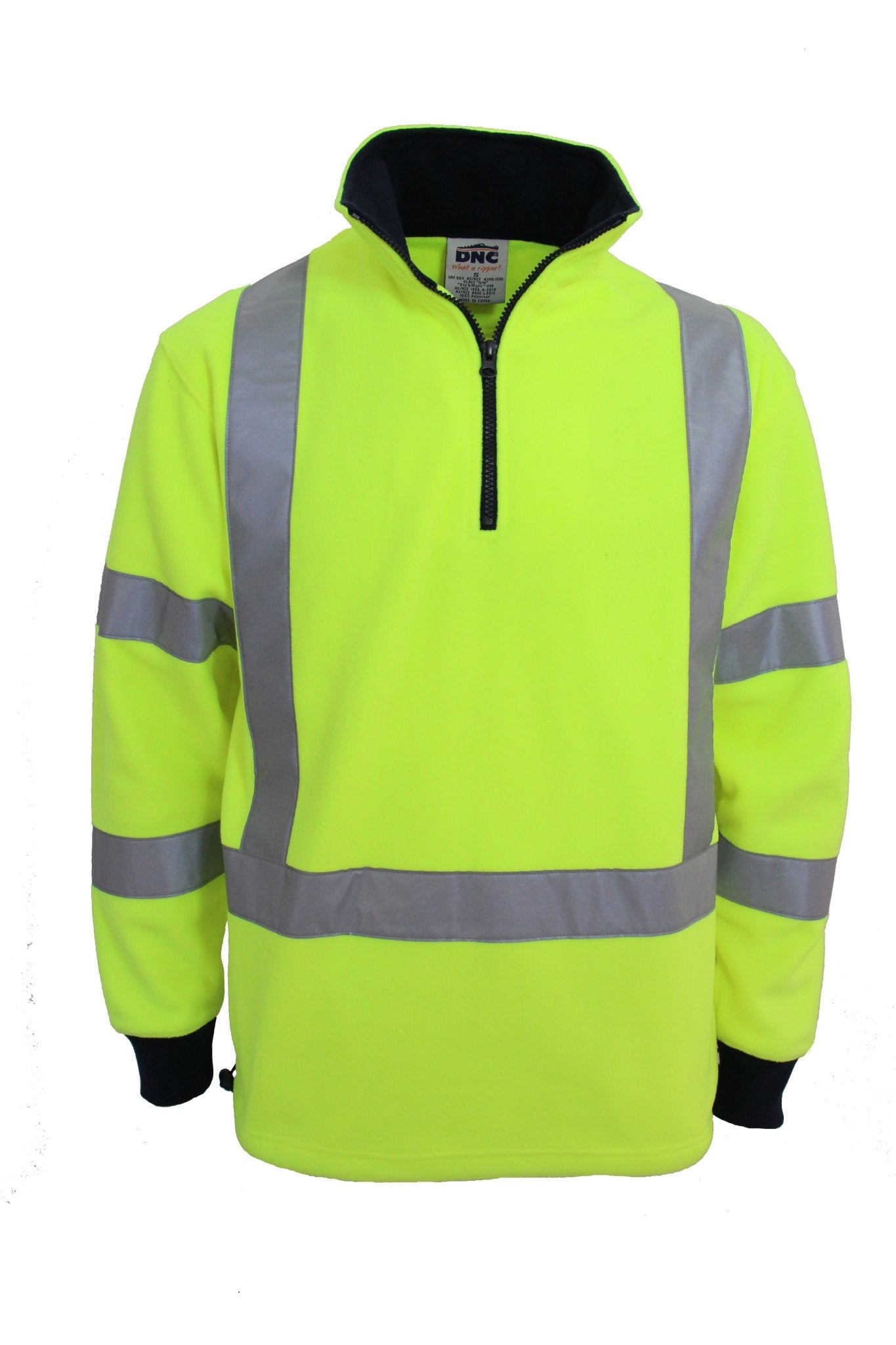 Hivis "X" back & Biomotion taped Polar Fleece