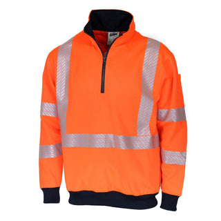 Hvs Segmt T Xback1/2Zip Jumper - kustomteamwear.com