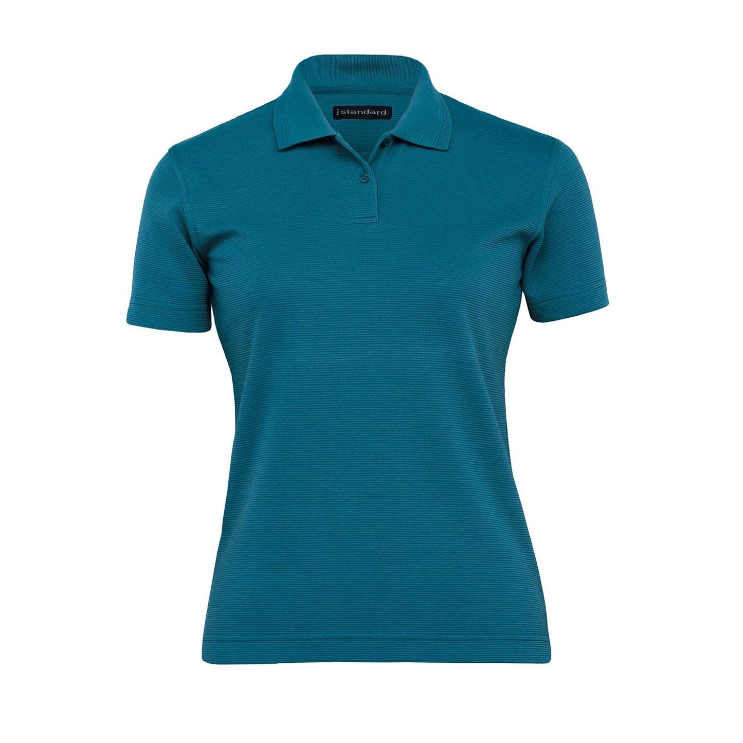 Jacquard Ottoman Balmoral Polo - Womens - kustomteamwear.com