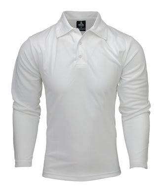 KIDS LONG SLEEVE BOTANY POLO - kustomteamwear.com