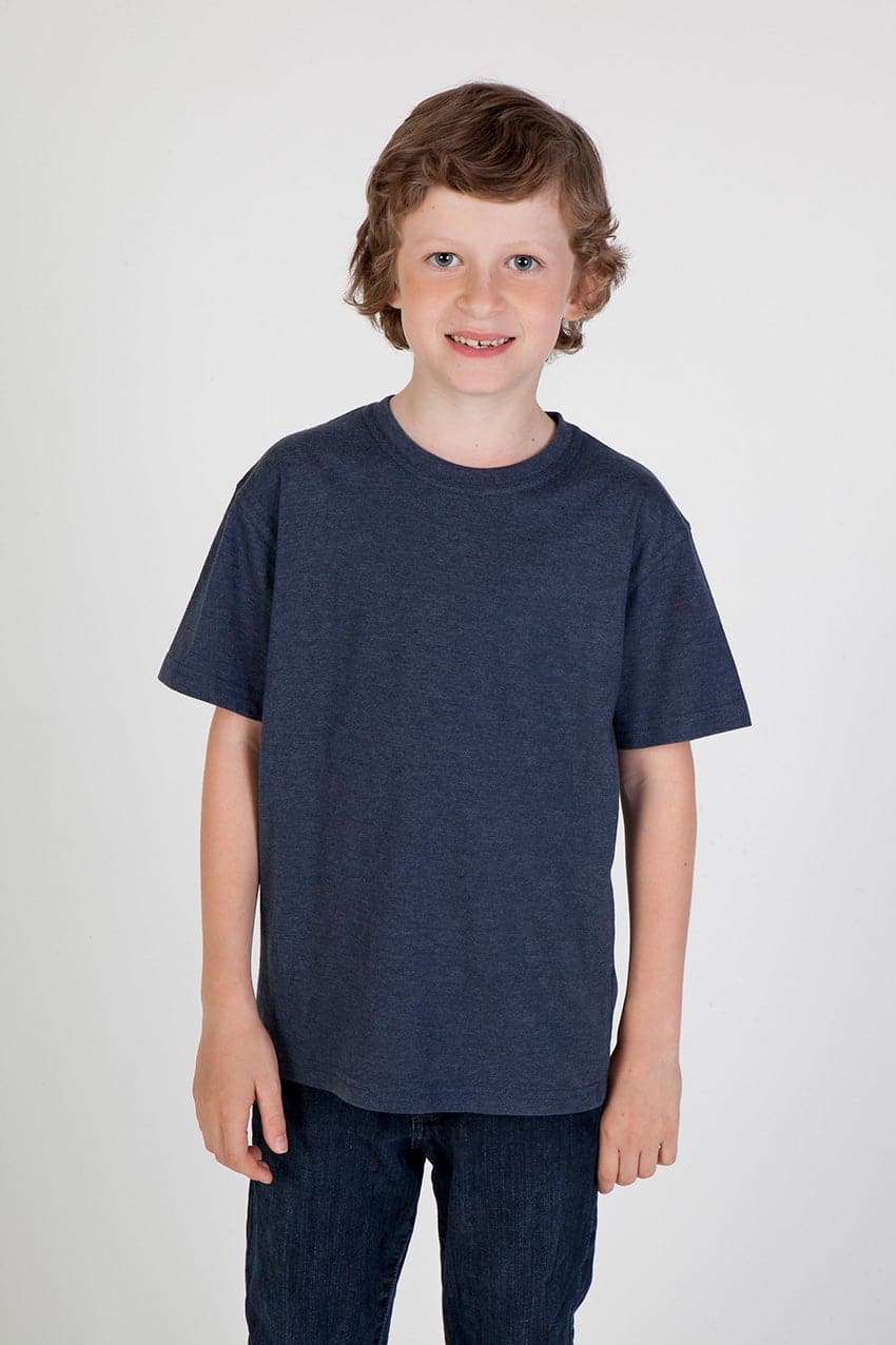 Kids Marl Crew Neck T-shirt - kustomteamwear.com