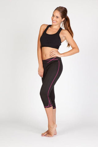 Ladies Contrast Stitch Legging - kustomteamwear.com