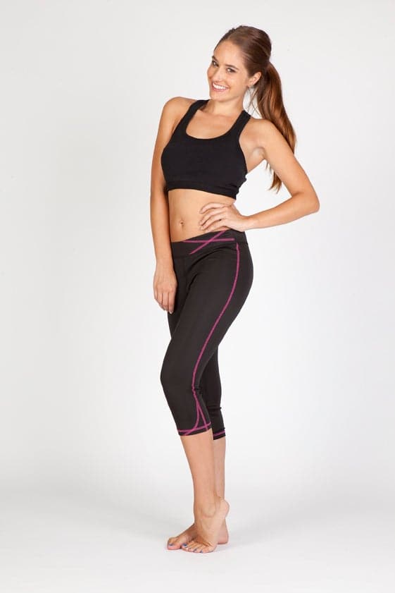 Ladies Contrast Stitch Legging - kustomteamwear.com