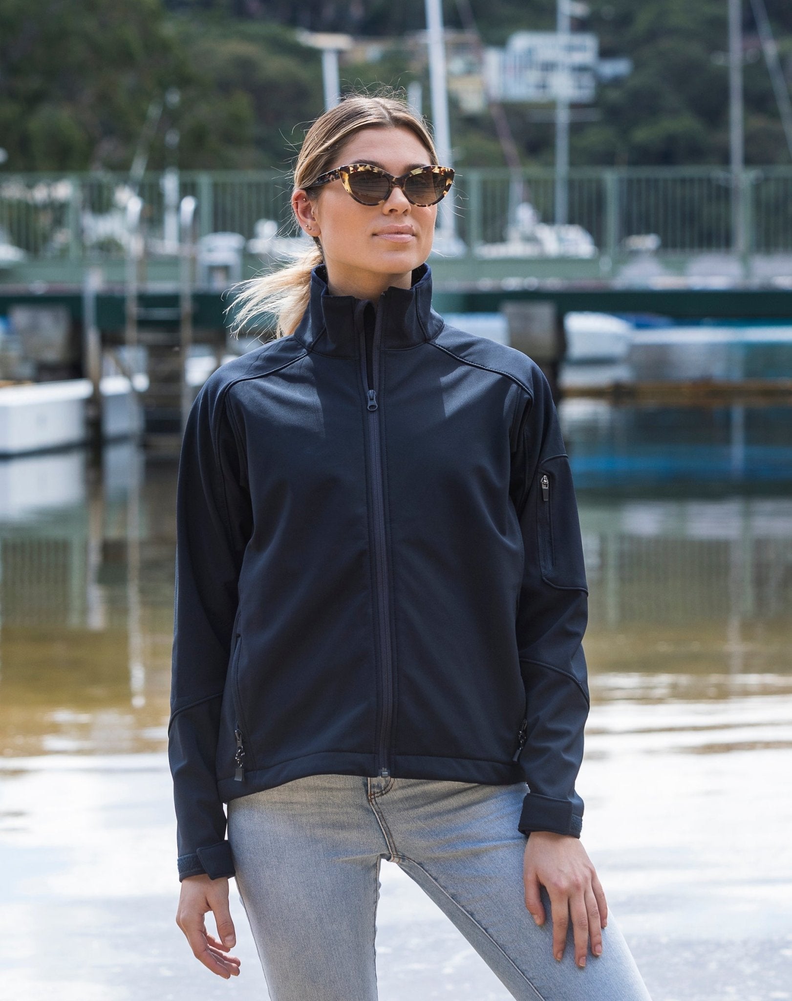 Libby Women's Softshell Jacket - kustomteamwear.com