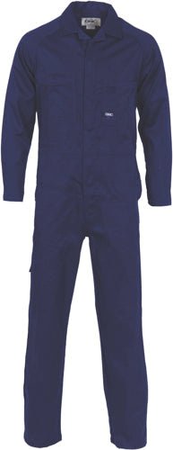 Lightweight Cool-Breeze Cotton Drill Coverall - kustomteamwear.com