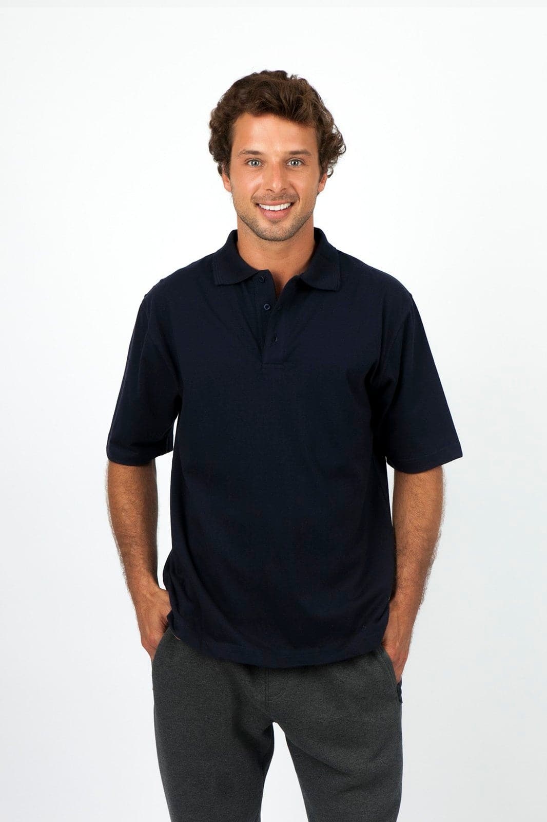 Mens 100% Cotton Jersey Polo - kustomteamwear.com