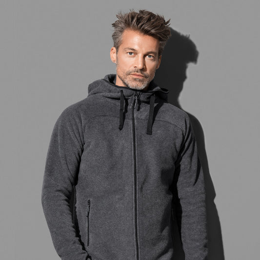 Men's Active Power Fleece Jacket - kustomteamwear.com