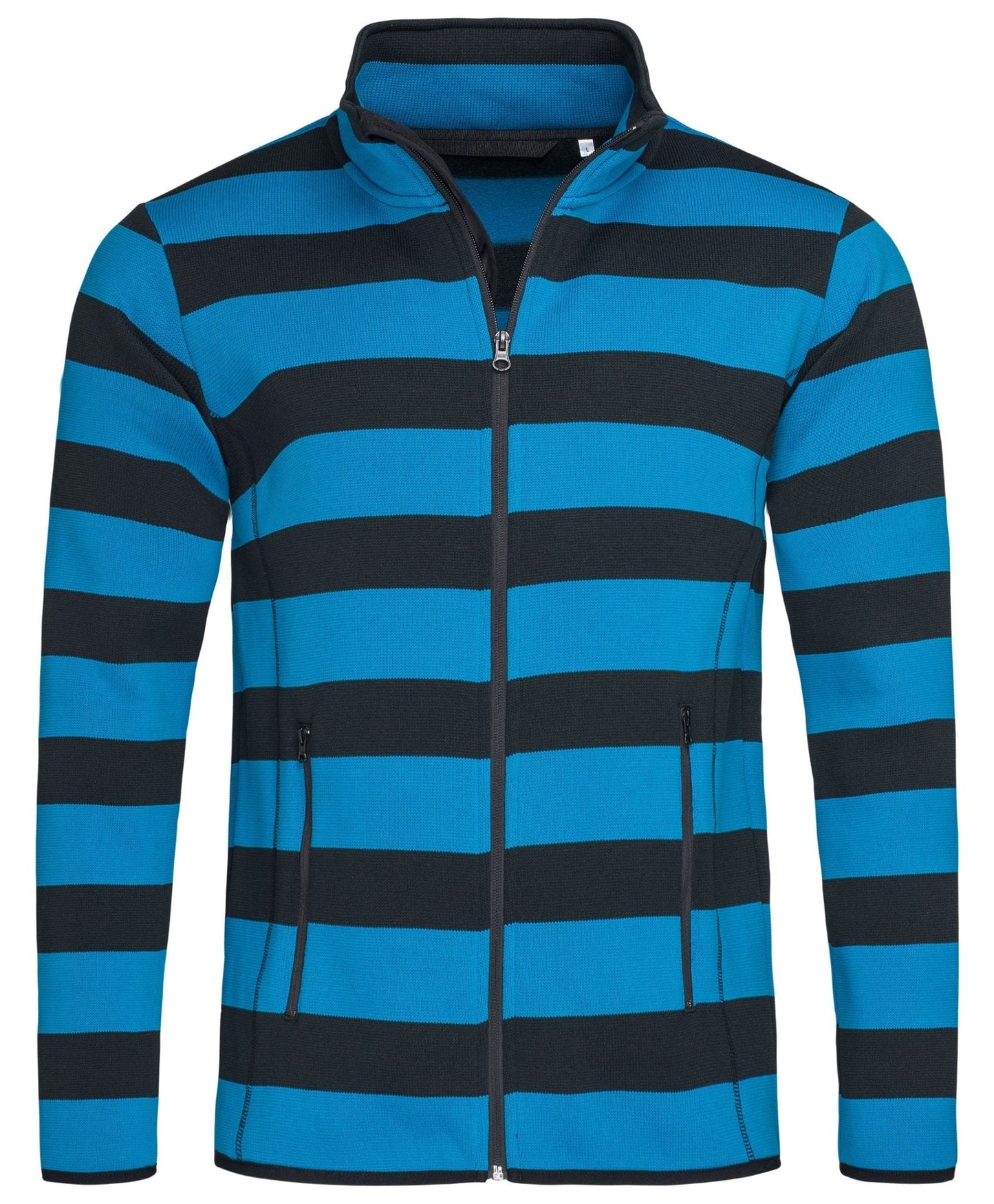 Men's Active Striped Fleece Jacket
