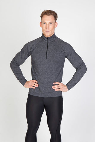 Mens Greatness Half Zip Mock Neck - kustomteamwear.com