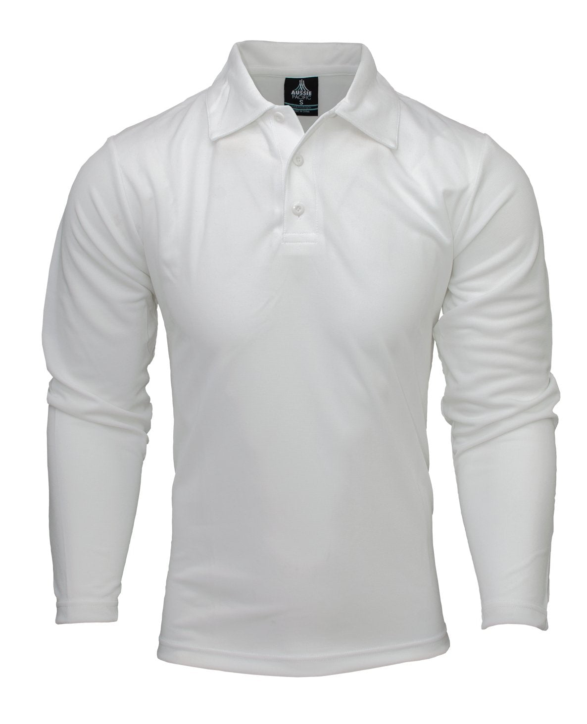 MENS LONG SLEEVE BOTANY POLO - kustomteamwear.com