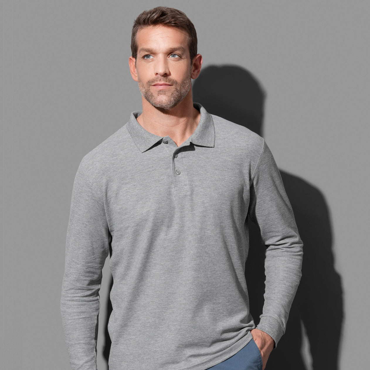 Men's Polo Long Sleeve - kustomteamwear.com