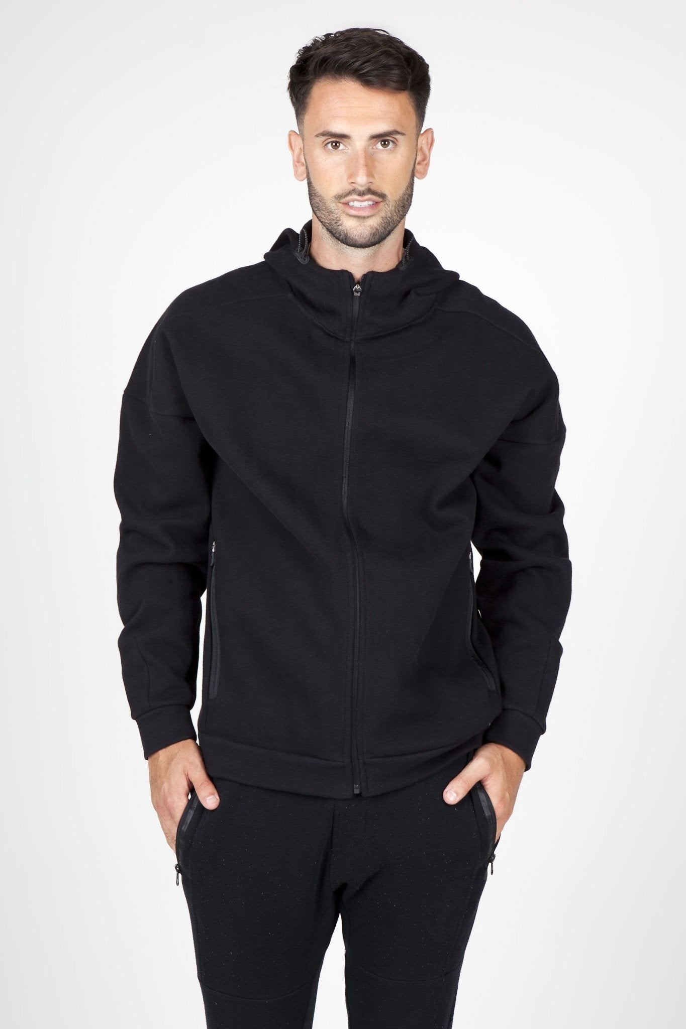 Mens' SPACE Elastic Hoodie - kustomteamwear.com