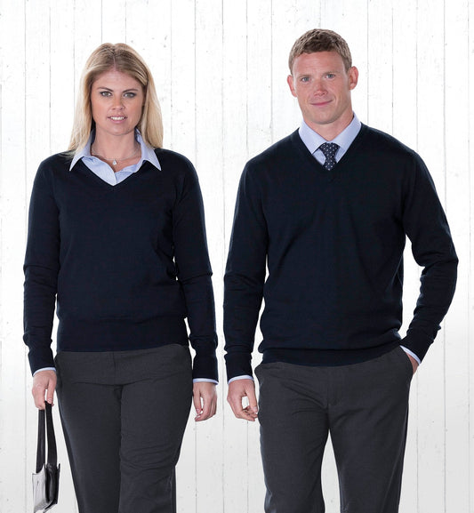 Merino Detailed Vee Pullover - Mens - kustomteamwear.com