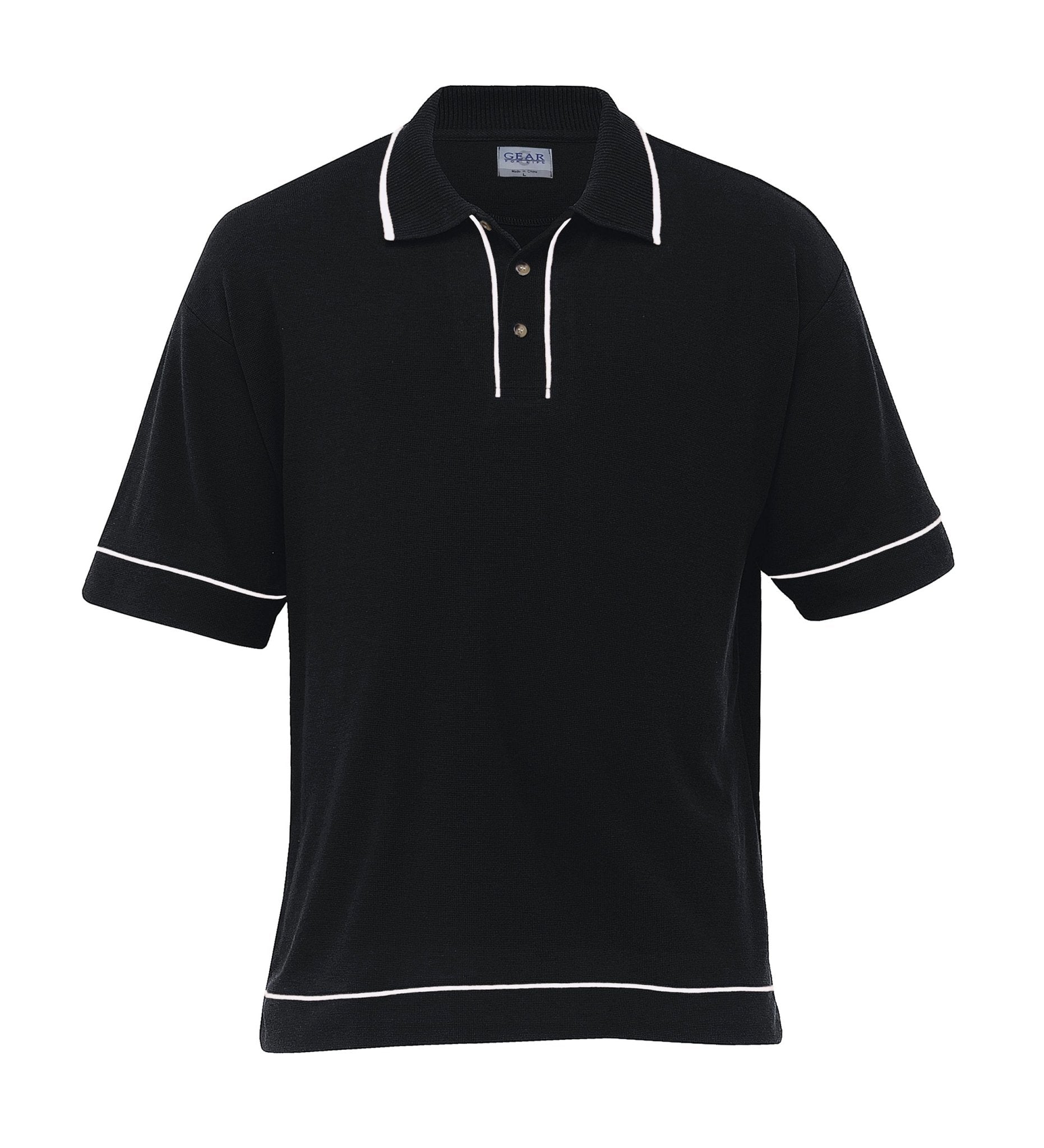 Retro Waffle Polo - Mens