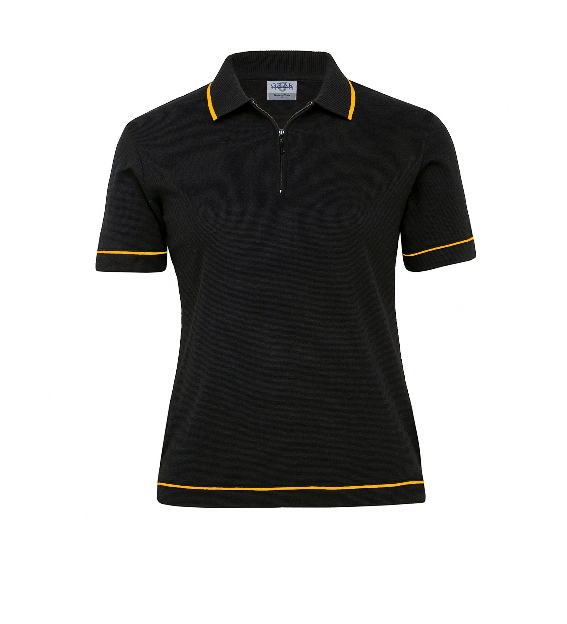 Retro Waffle Polo - Womens - kustomteamwear.com