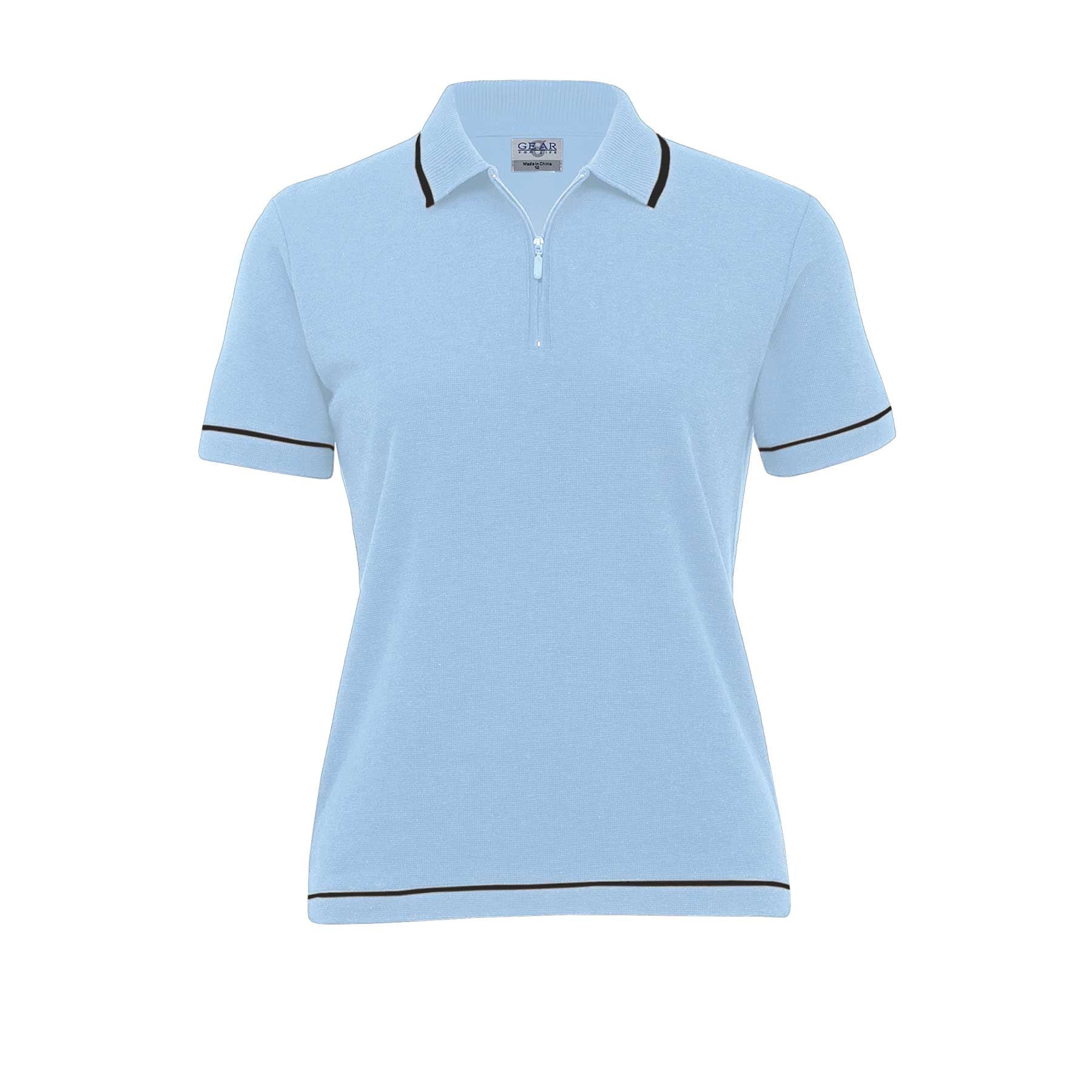 Retro Waffle Polo - Womens