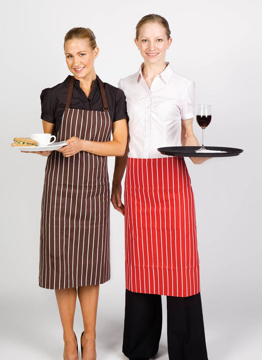 Stripe Apron - Full Bib - kustomteamwear.com