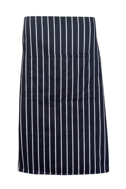 Striped Apron - Full Waist - kustomteamwear.com