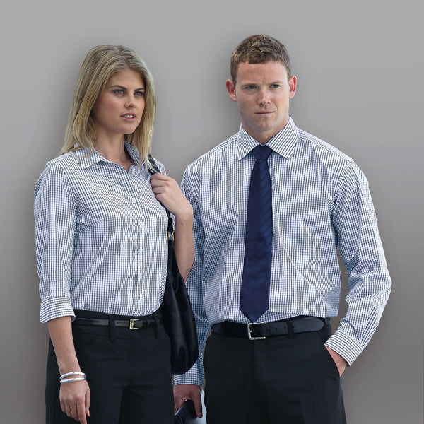 The Folio Check Shirt - Womens - kustomteamwear.com