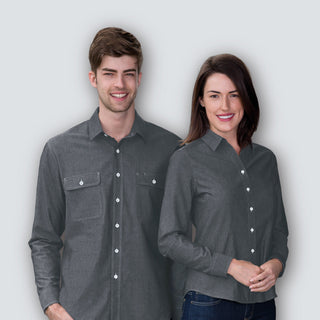 The Montreal Chambray Shirt - Womens - kustomteamwear.com