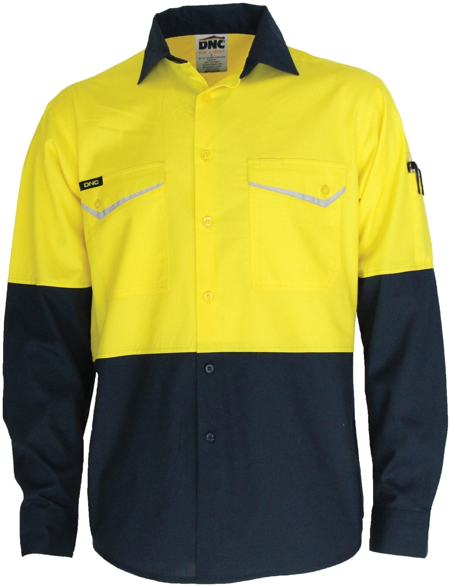 Two-Tone RipStop Cotton Cool Shirt, L/S