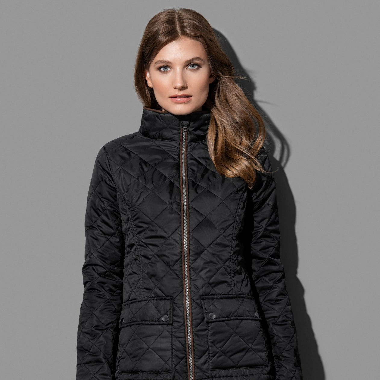 Women's Active Quilted Jacket - kustomteamwear.com